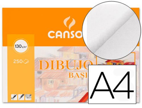 Papel de desenho basik 210x297 130 gr sem esquadria , Canson , 17854 , 8422714014050